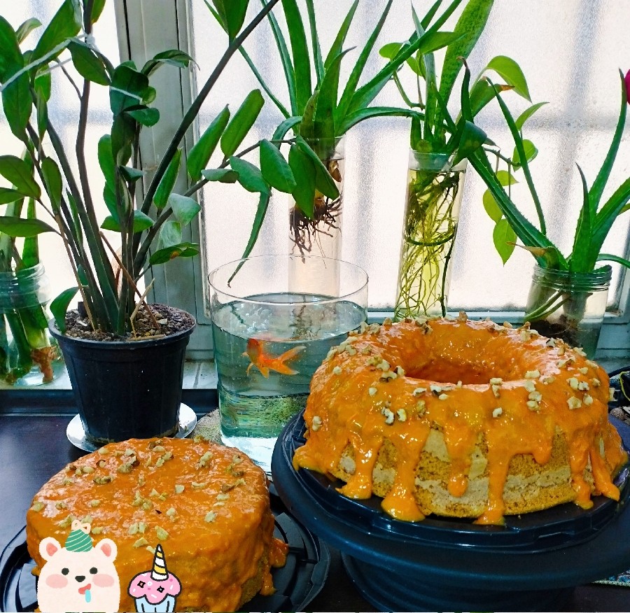 #کیک هویج و گردو