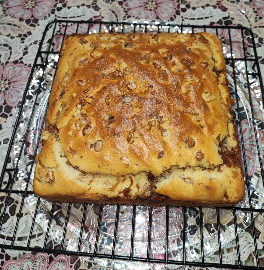 کیک سیب و دارچین