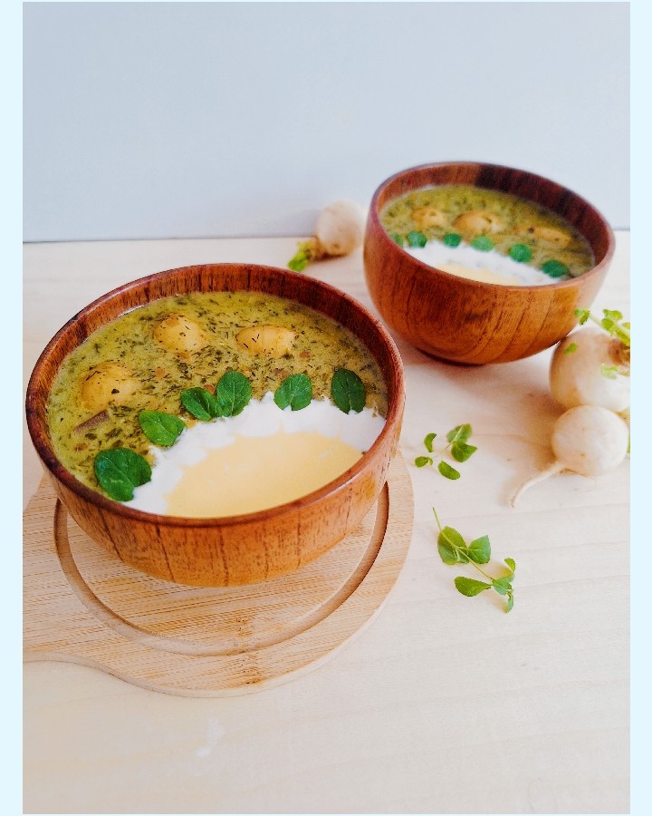 عکس آش شلغم وکشک