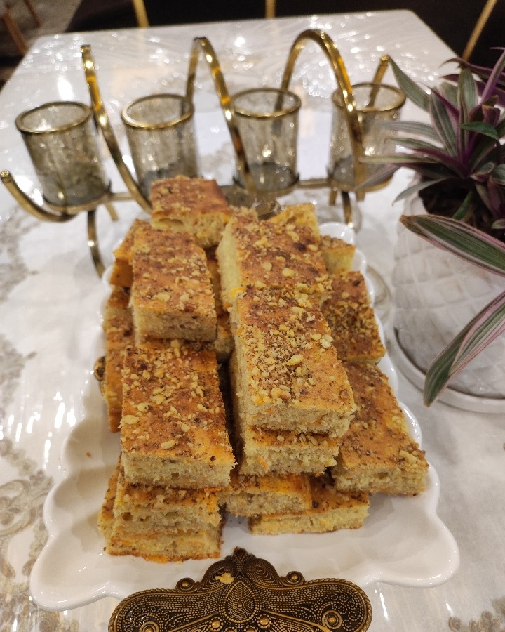 کیک هویج و گردو