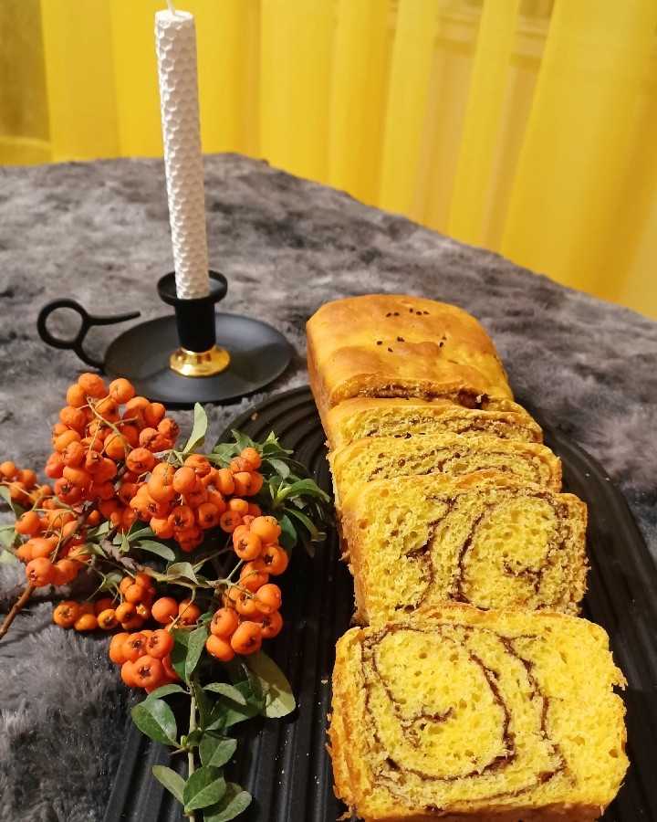 نان لوف کدو حلوایی