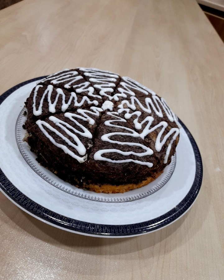 #کیک شکلاتی دو رنگ