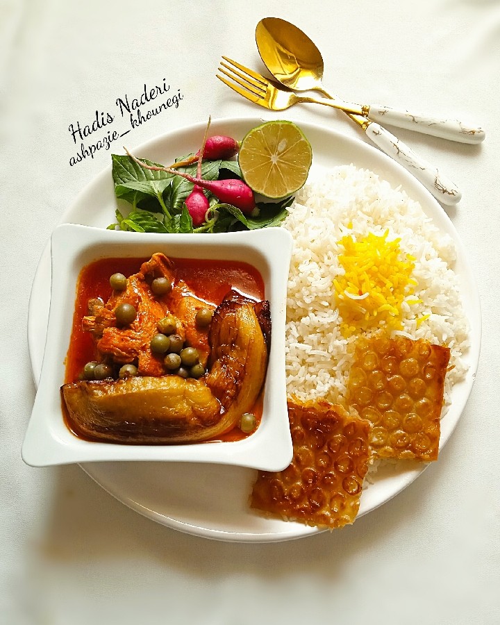 #خورشت_مرغ_و_بادمجون