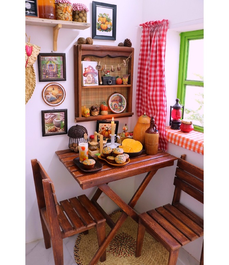 عکس کاپ کیک کدو حلوایی رژیمی 