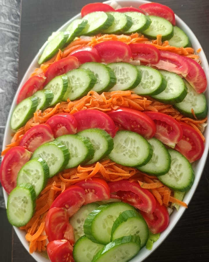 ایده تزیین سالاد کاهو مجلسی 