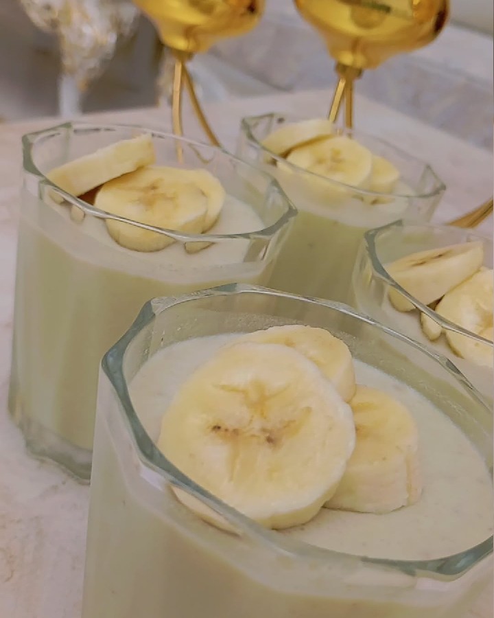 دسر موز طالبی با طعم عالی،،❣️