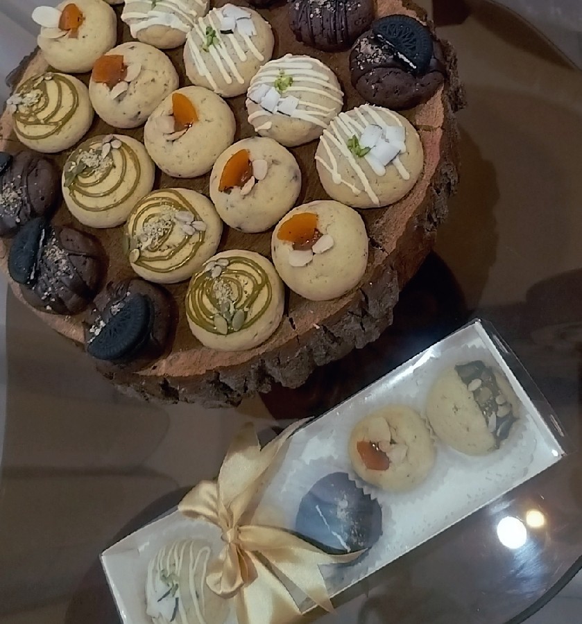 کوکی اورئو معجون قیسی نارگیلی