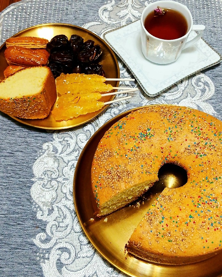 کیک وانیلی ساده 