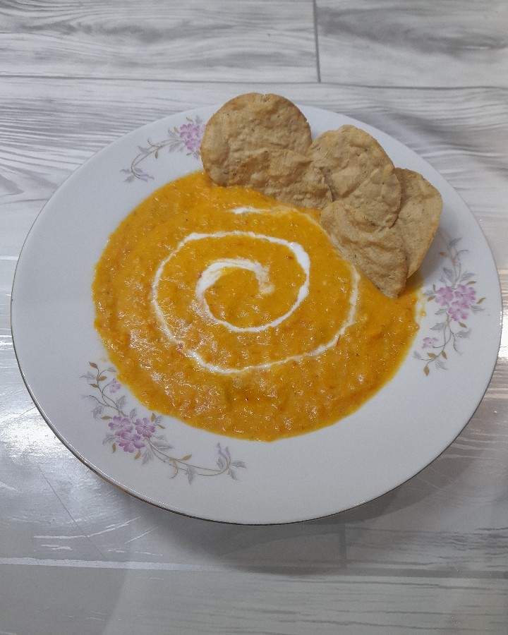 سوپ کدو حلوایی