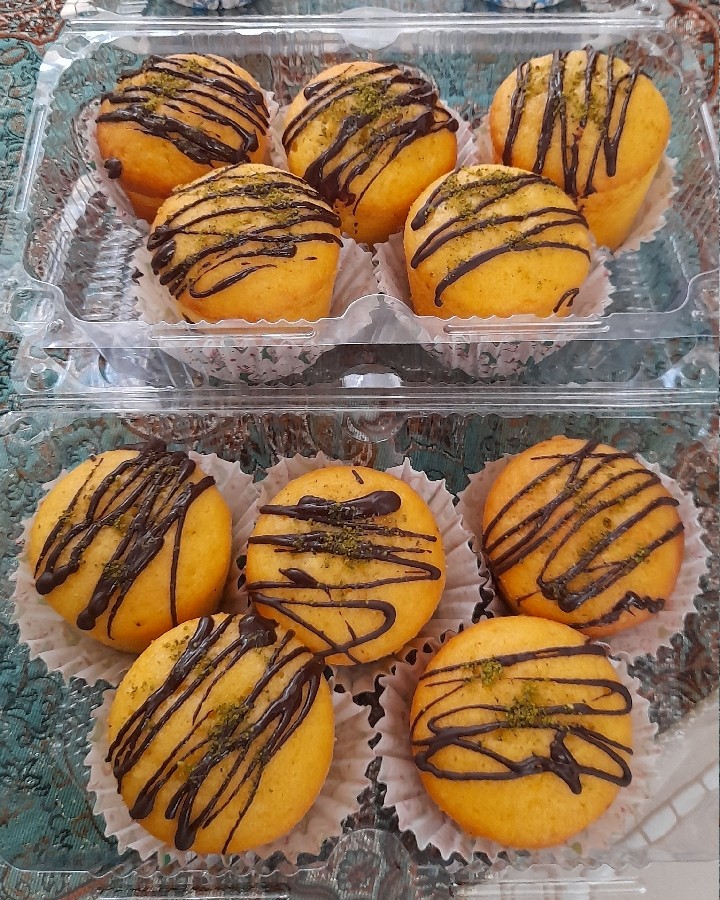 کاپ کیک کدو حلوایی خوشمزه 