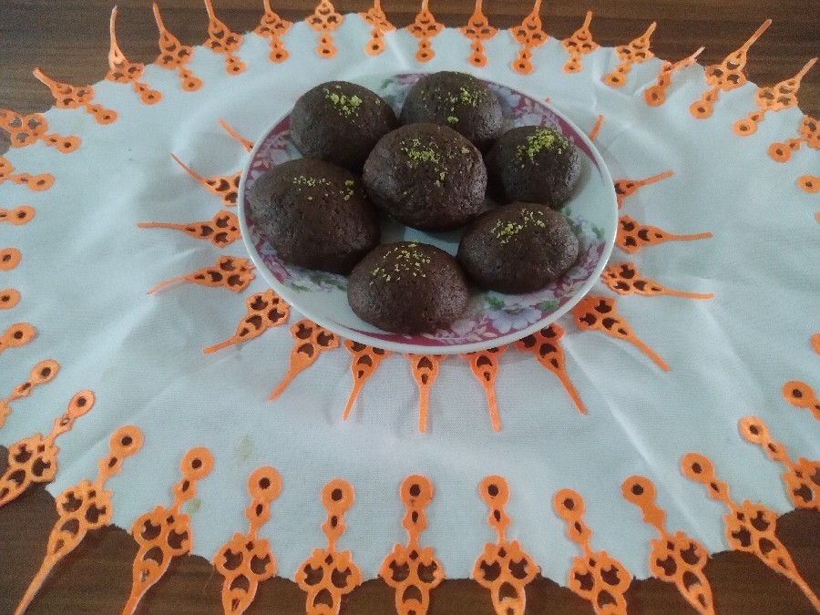 کوکی شکلاتی با دستور فرشته جون ♥️♥️