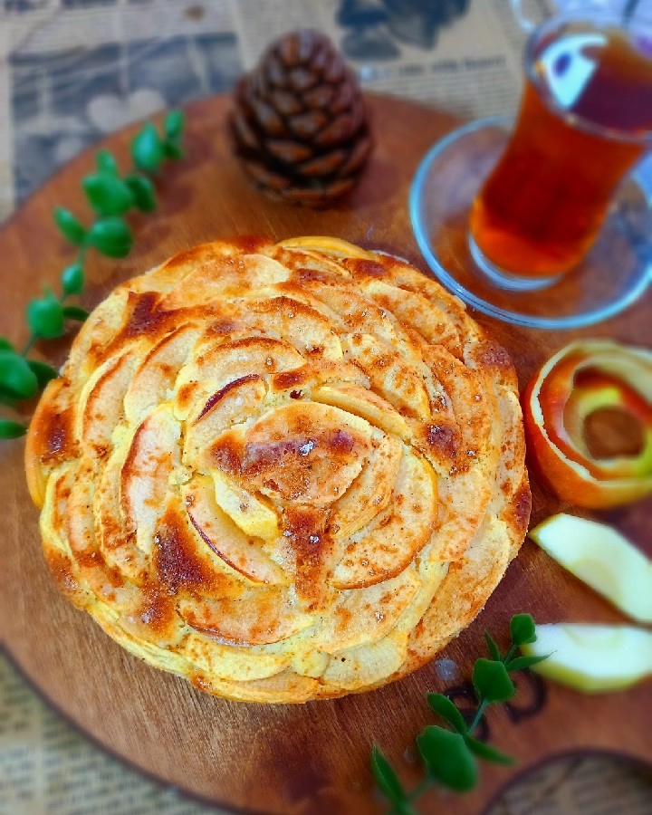 کیک سیب خونگی