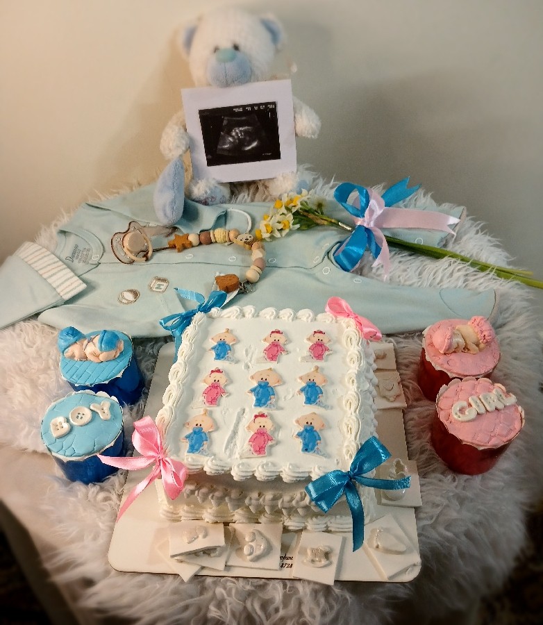 کیک تعیین جنسیت #کیک #کیکتعیینجنسیت 