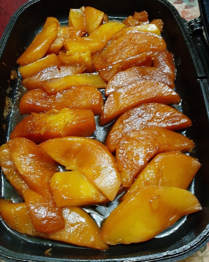 کدو حلوایی با شيره انگور  وکره 