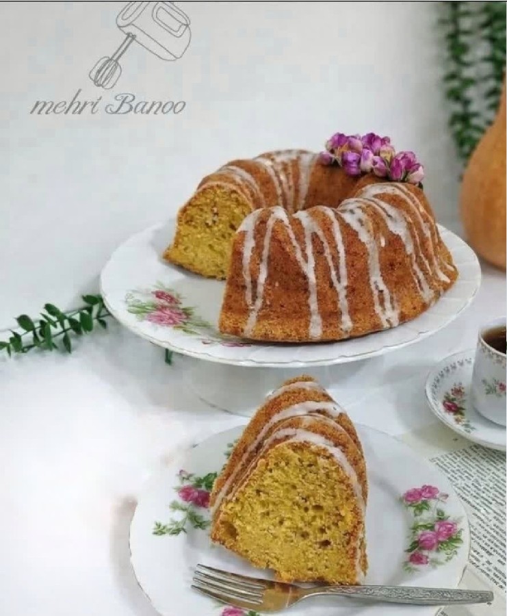 #کیک_کدوحلوایی