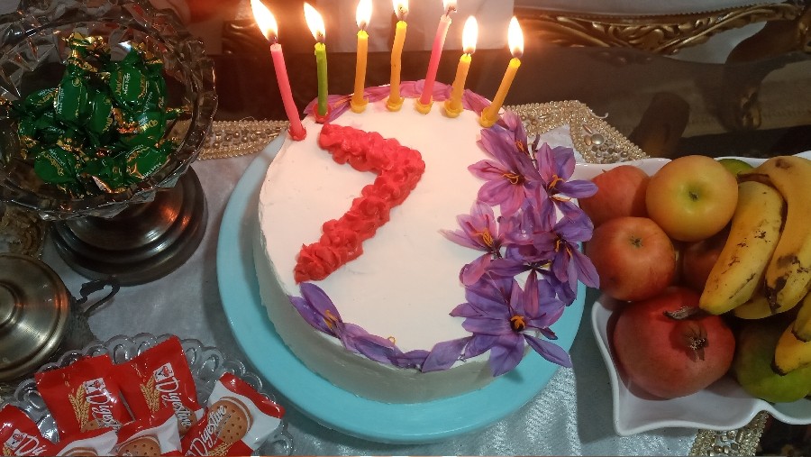 کیک زعفرانی