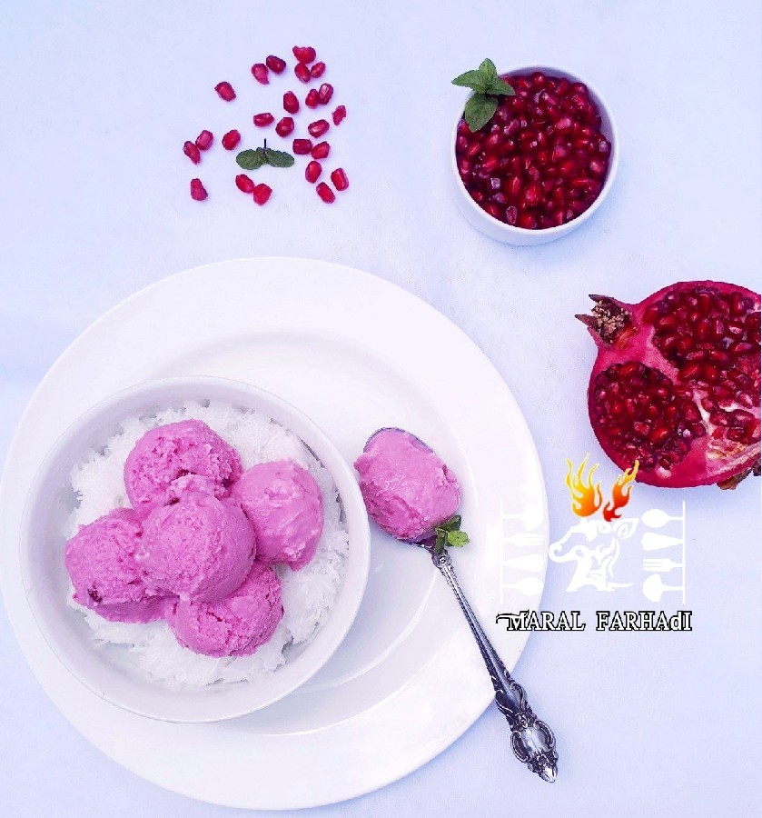 بستنی انار (مخصوص شب یلدا)