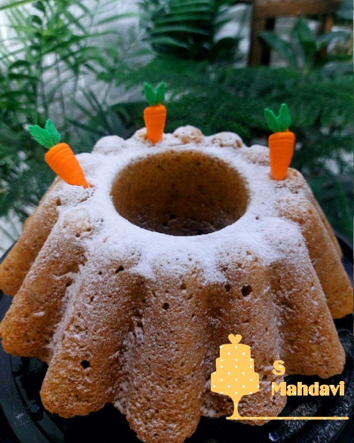 کیک هویج و گردو