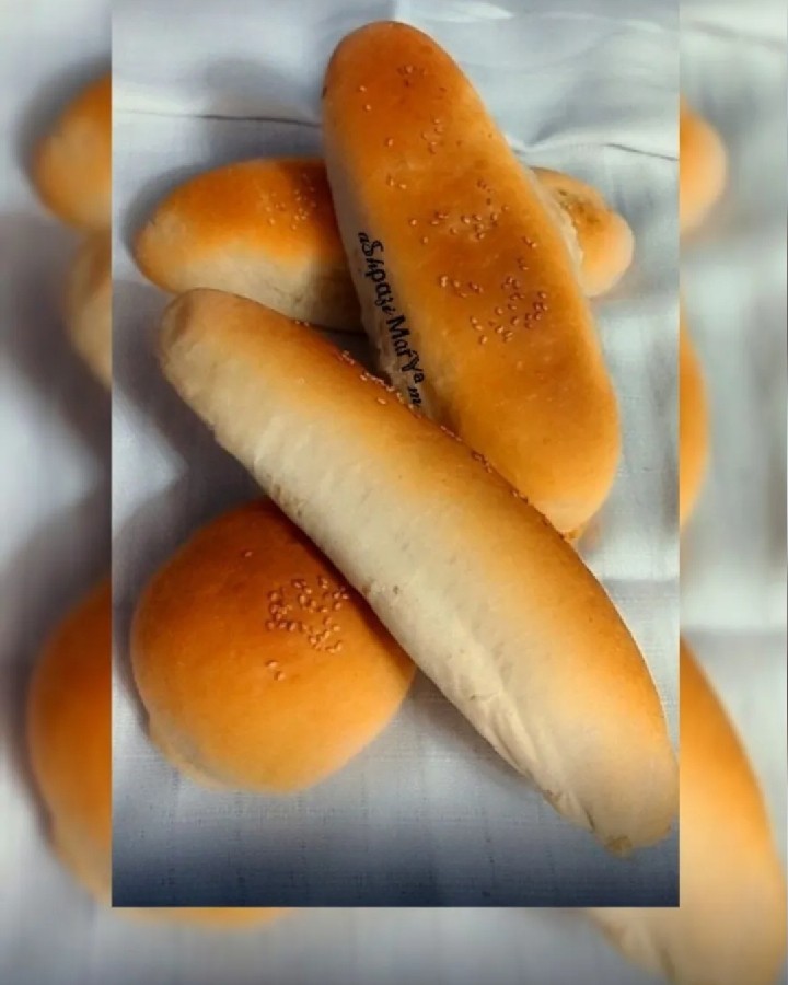 نان باگت و همبرگر کارگاهی 