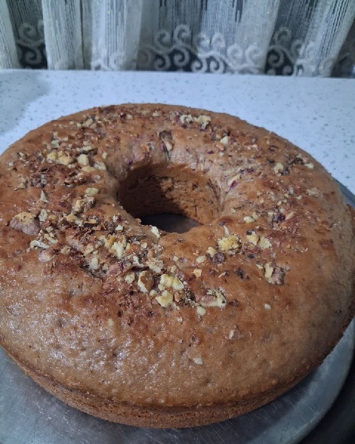 #کیک گردو ونسکافه #