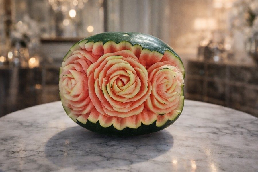 میوه آرایی و حکاکی