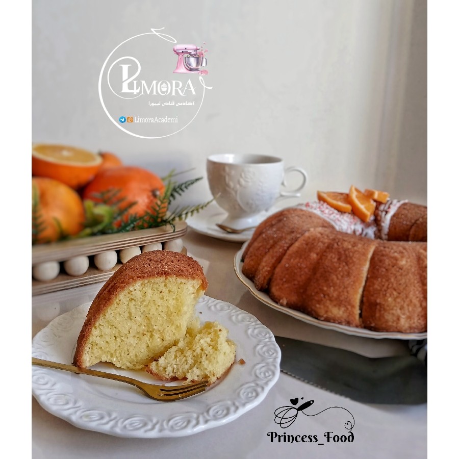 عکس کیک پرتقالی فوری