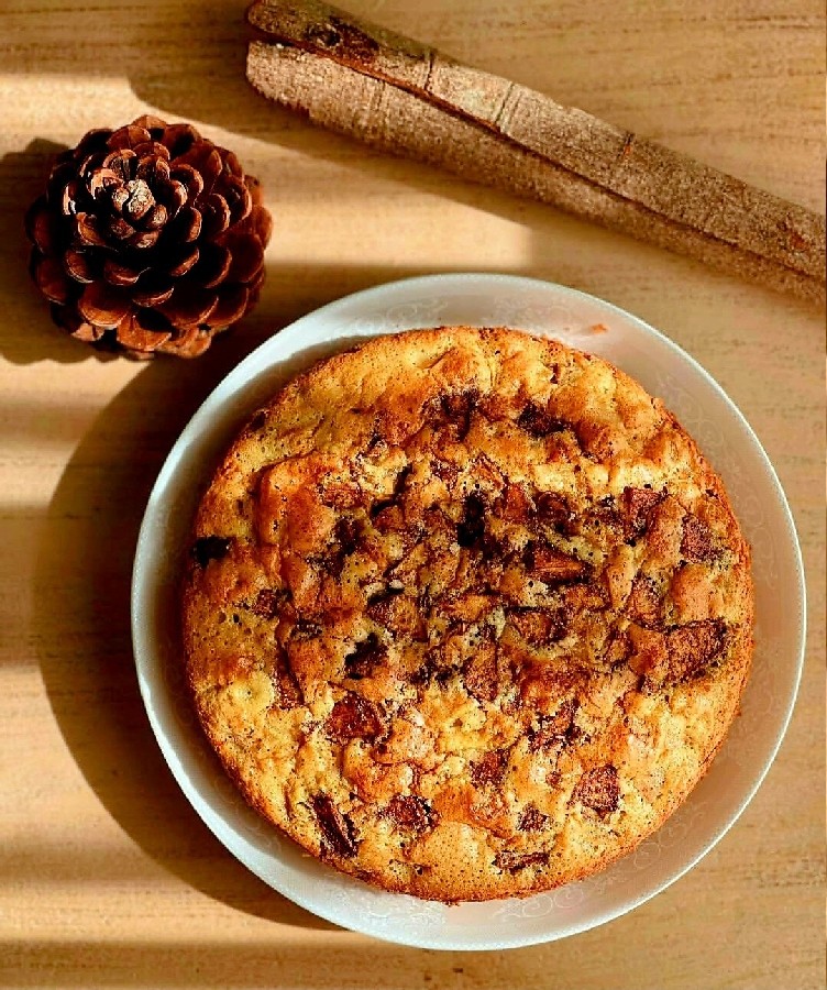 کیک سیب ودارچین