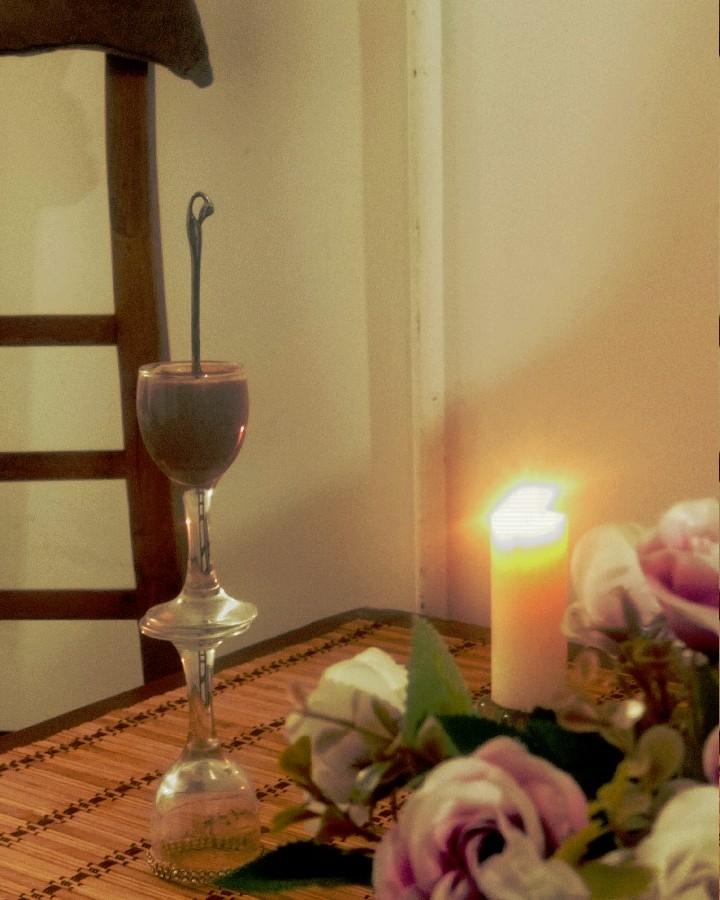 فرنی شکلاتی