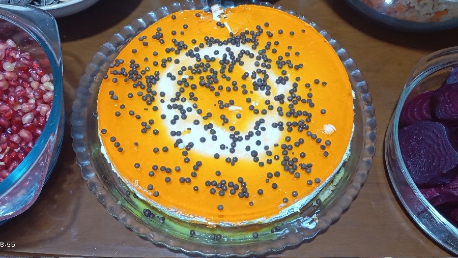 #کیک پرتقال با کرم پرتقالی