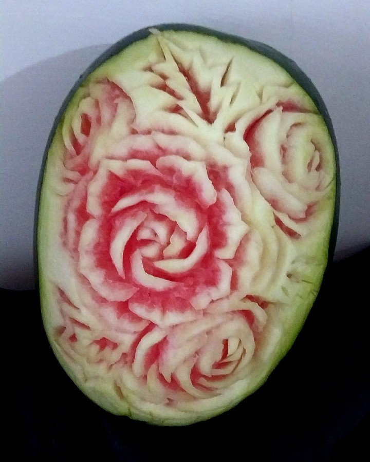 حکاکی هندوانه 