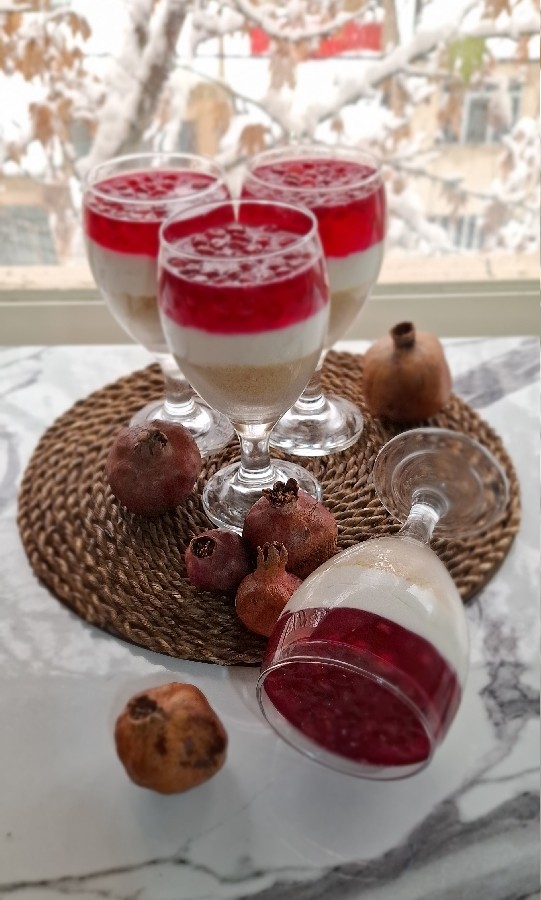 چیز کیک یلدایی