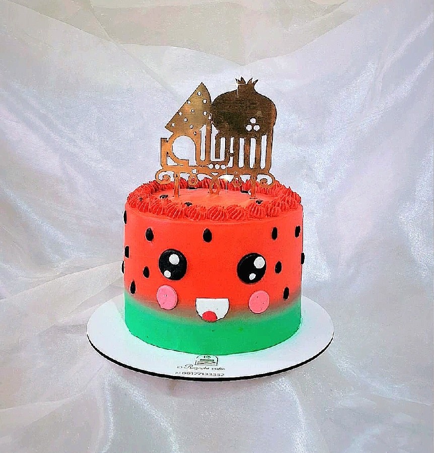 کیک هندوانه ای شب یلدا