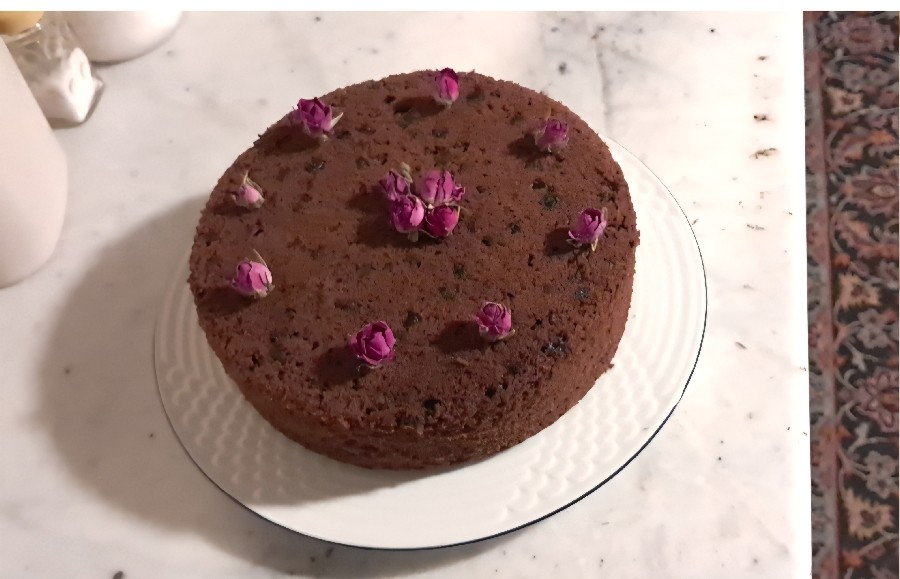 کیک کاکائویی کشمشی