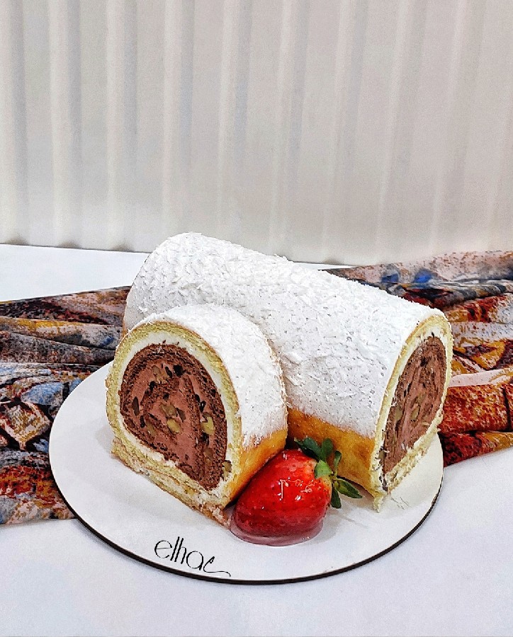 رولت خامه ای بدون فر