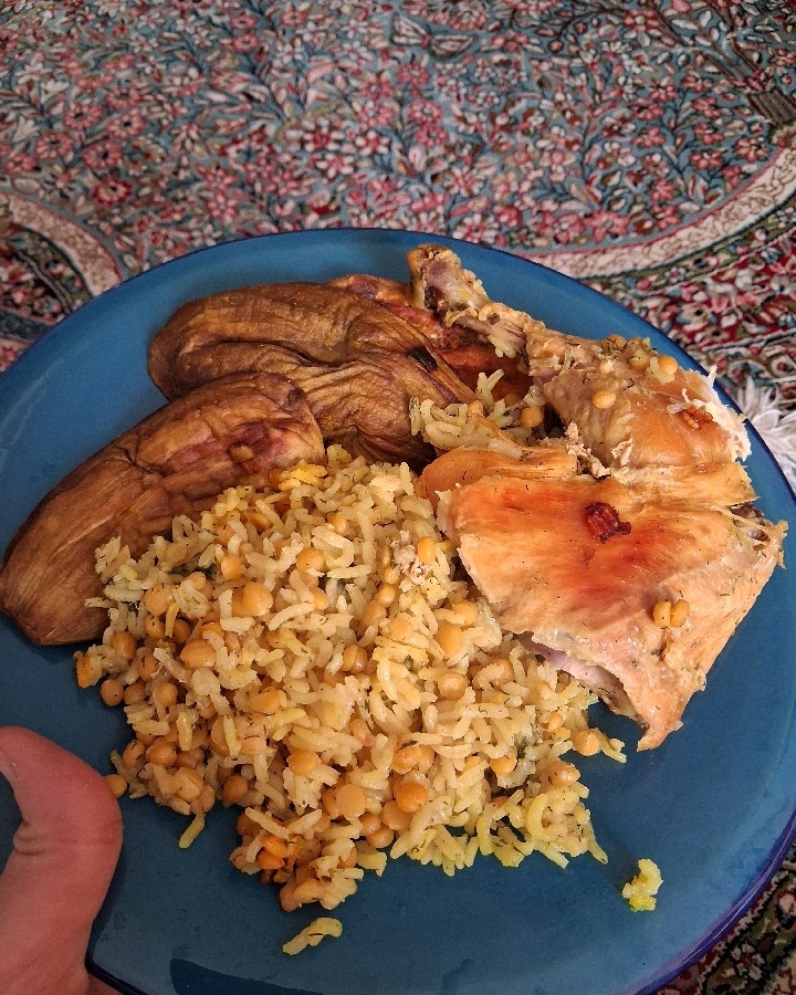 شلگه(کته ی مرغ) 