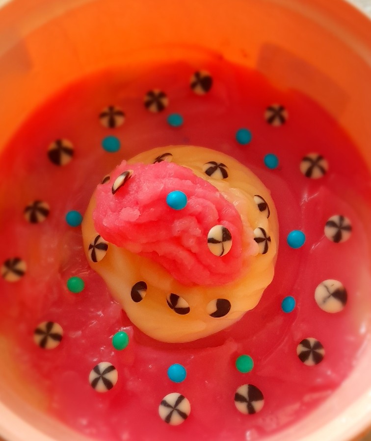 کیک نارگیلی با روکش ژله ای ???