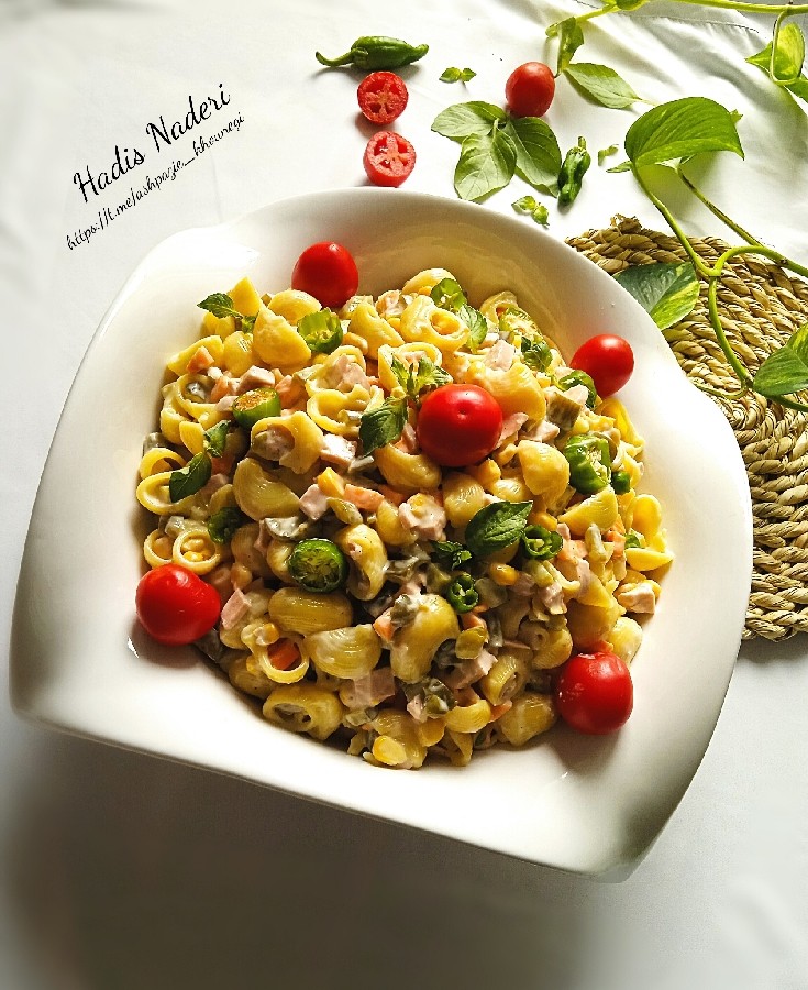 عکس #سالاد_ماکارونی