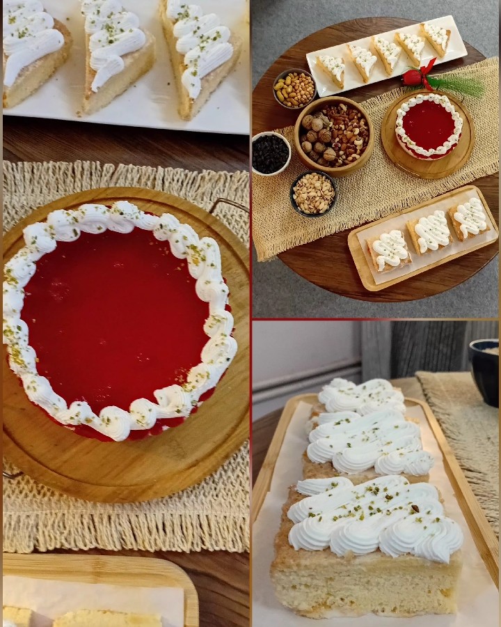 کیک سه شیر وانیلی
چیزکیک 