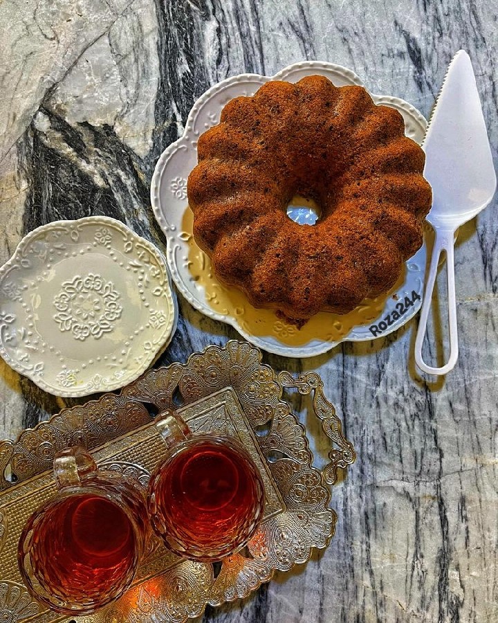 #کیک هویج و سیب