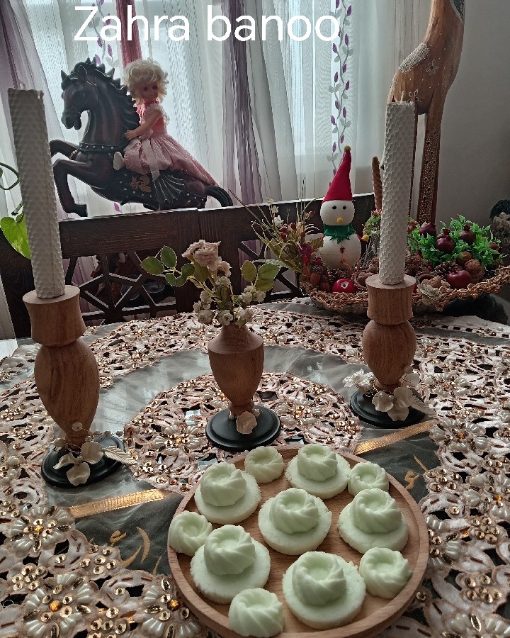 پف پفی یا مارشمالو عکس تمام مراحل. 