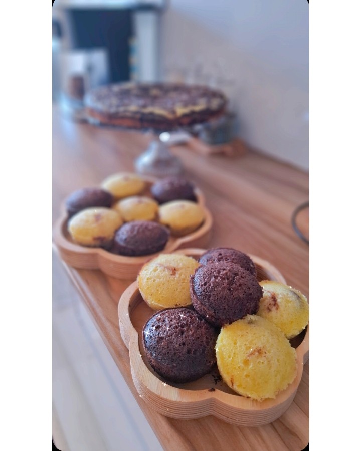 کیک زبرا و کیک فنجونی