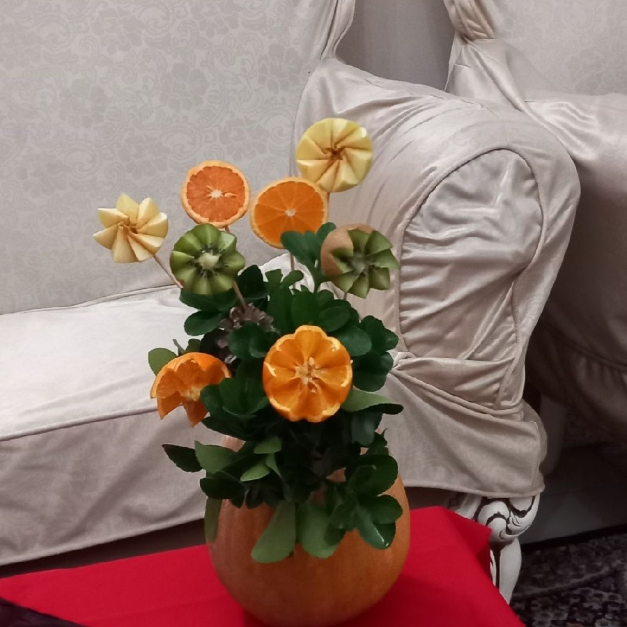 #درحال ساخت دکوراسیون یلدایی