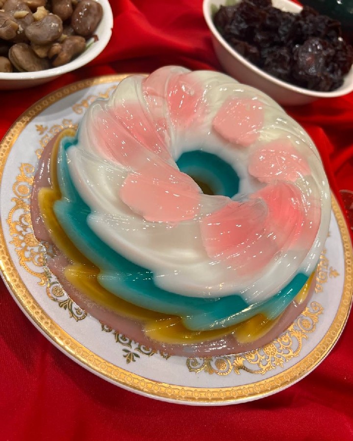 ژله های من و دخترم شب یلدا