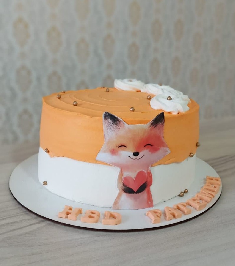 کیک تولد دخترونه پاییزی