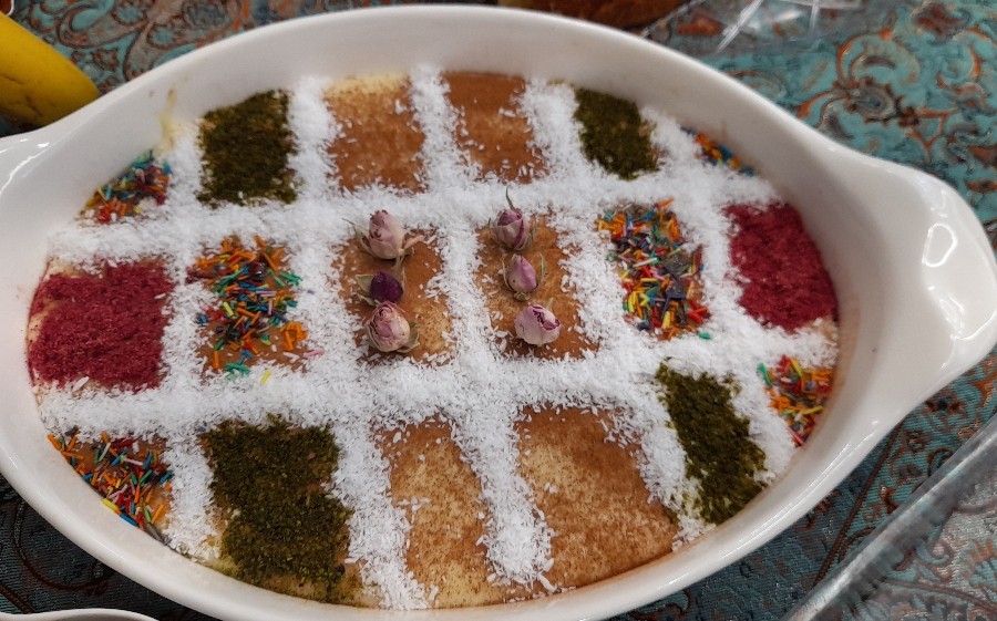 فرنی بستنی #دارچینی 