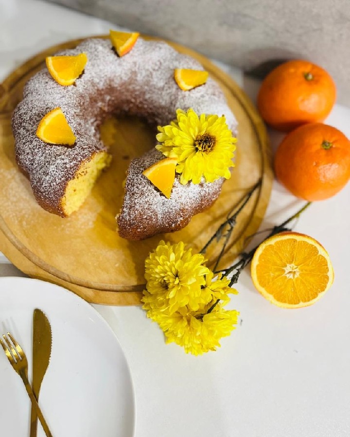 کیک پرتقالی 