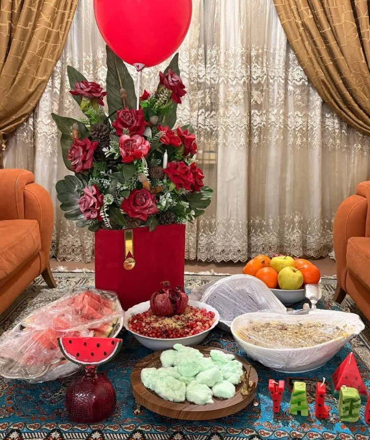 یلدای 1404 خونه ی مادر جانم ❤