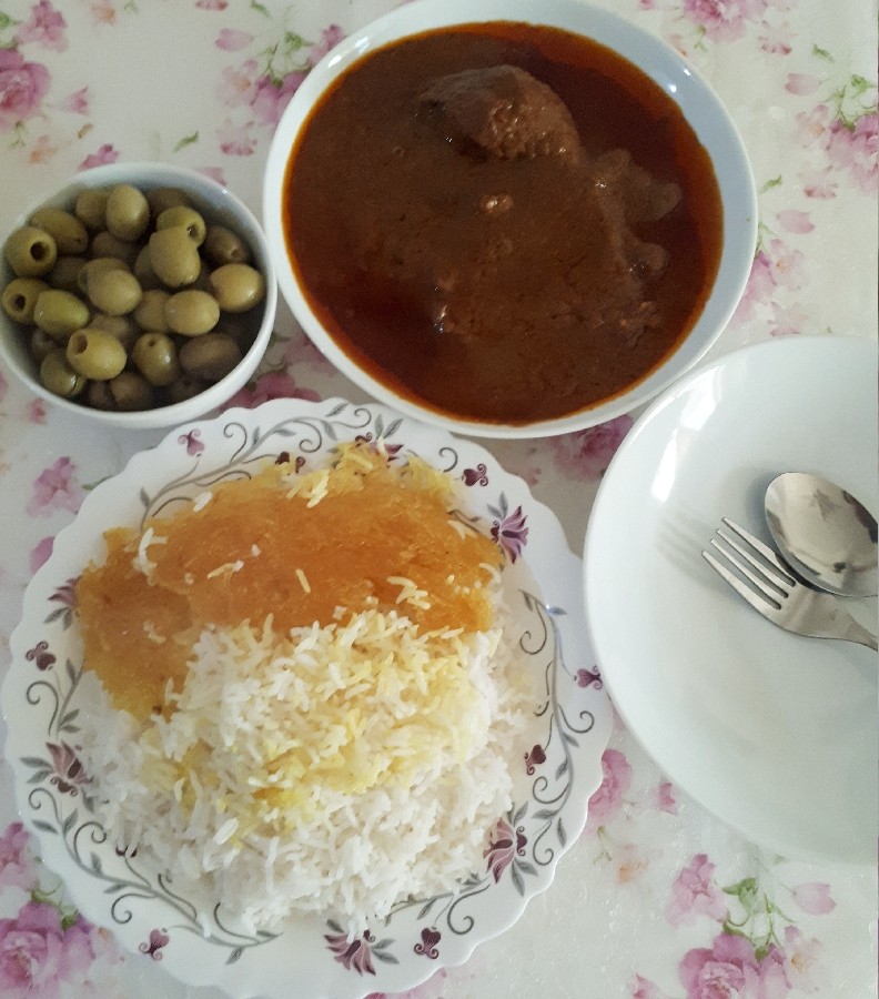 فسنجون # ناهار امروزم # جاتون خالی همراهان گرامی #