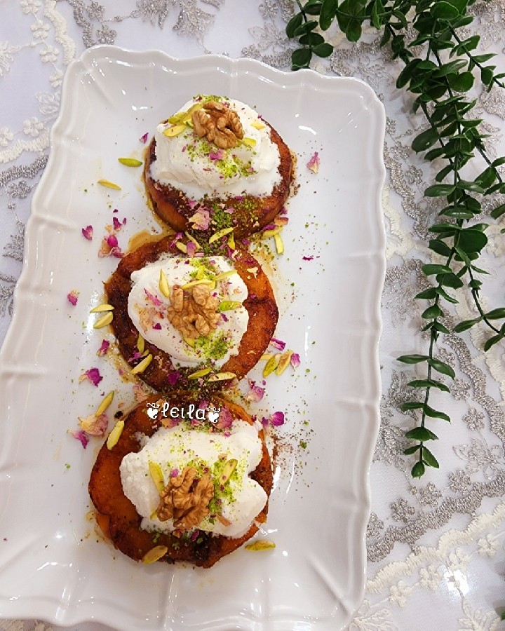 کدو کاراملی و دسر کدو حلوایی