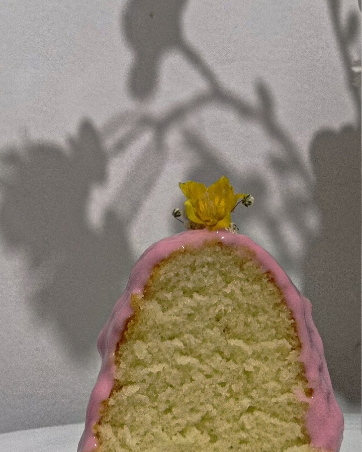 کیک وانیلی ساده